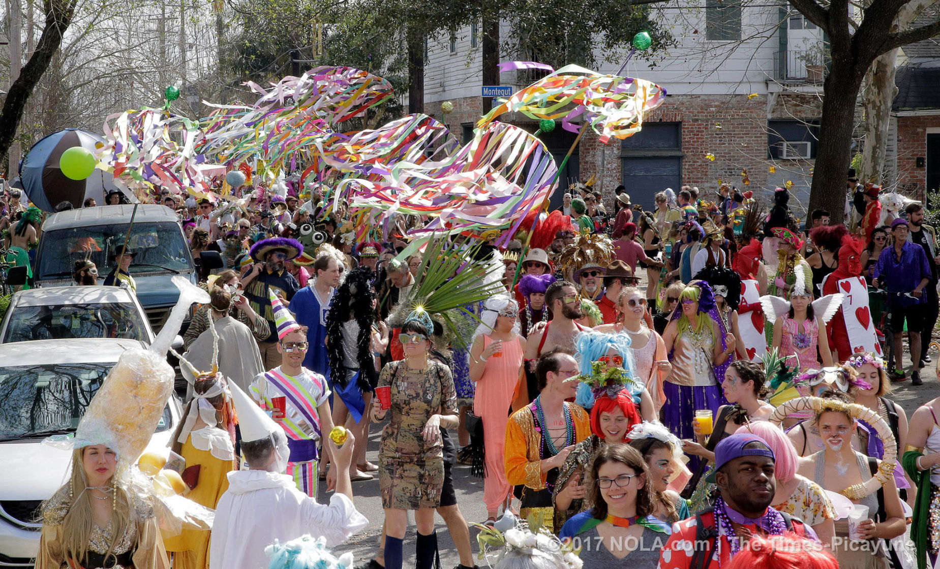 Mardi Gras: Societe de Sainte Anne meanders through New Orleans neighborhoods